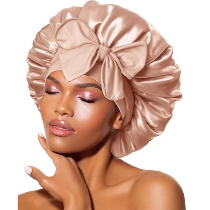 Elastic Ribbon Sleep Cap