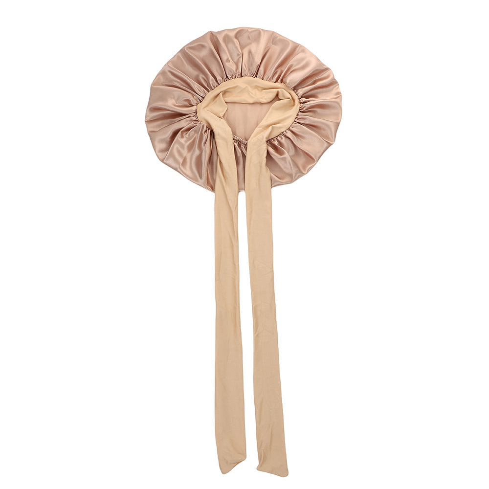 Elastic Ribbon Sleep Cap