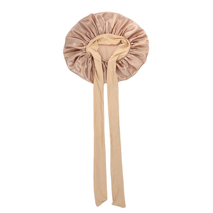 Elastic Ribbon Sleep Cap