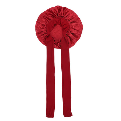 Elastic Ribbon Sleep Cap