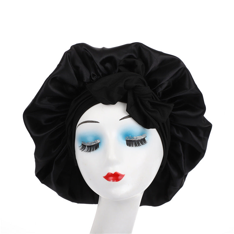 Elastic Ribbon Sleep Cap