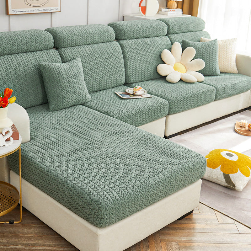 Elastic Sofa Cover Universal Fit Floral Pattern