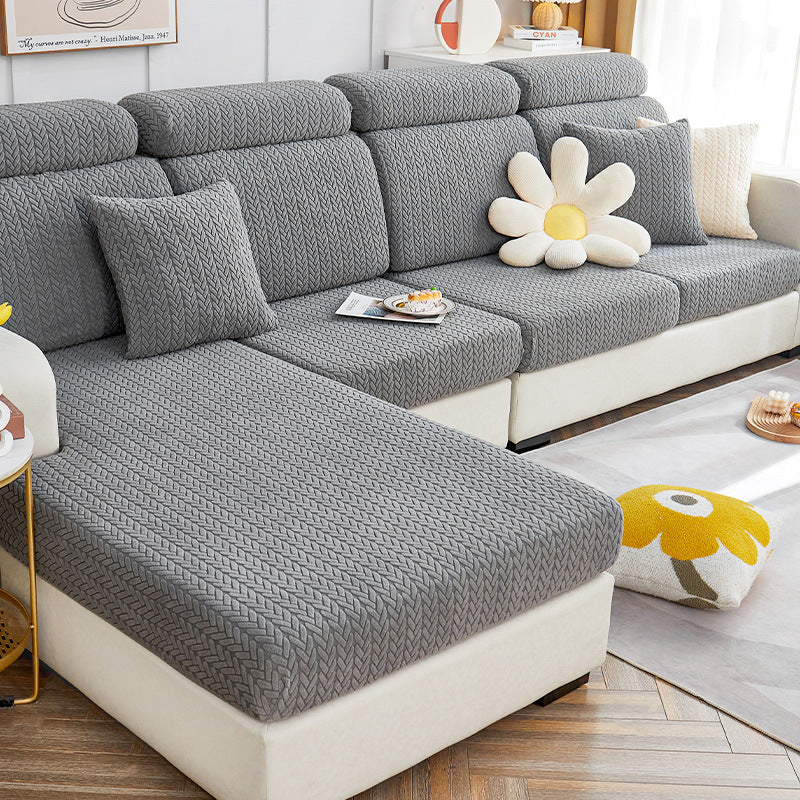 Elastic Sofa Cover Universal Fit Floral Pattern