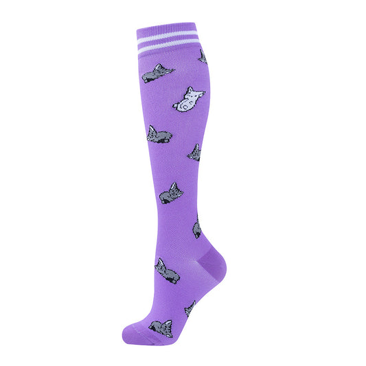 Elastic Sports Compression Calf Socks