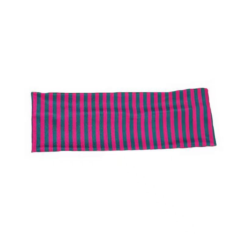 Elastic Sports Headband with Polka Dot Design