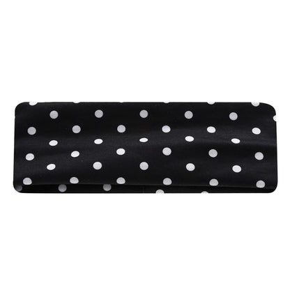 Elastic Sports Headband with Polka Dot Design