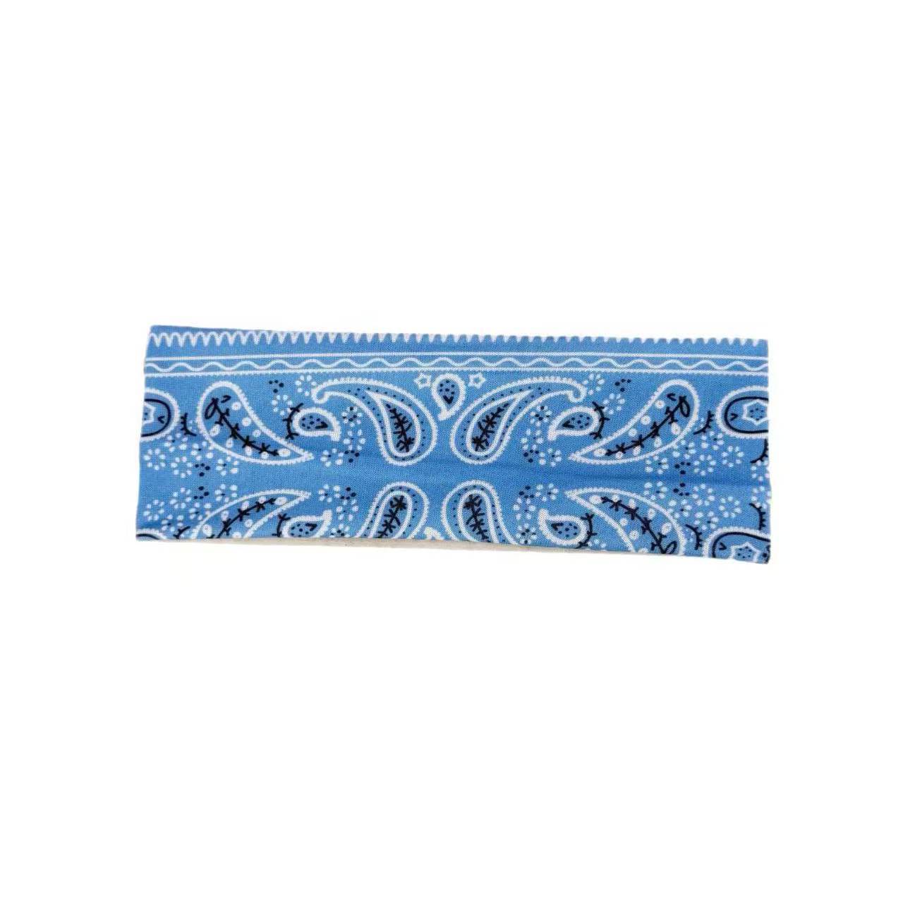 Elastic Sports Headband with Polka Dot Design