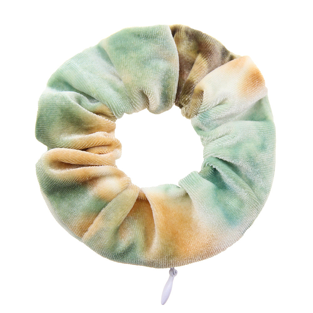 Elastic Velvet Tie-Dye Hair Band
