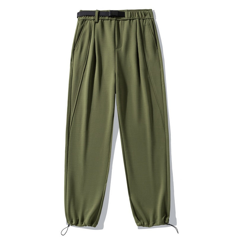 Elastic Waist Knitted Casual Pants