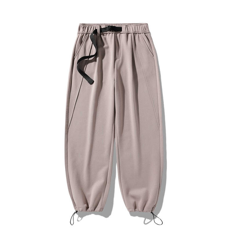 Elastic Waist Knitted Casual Pants