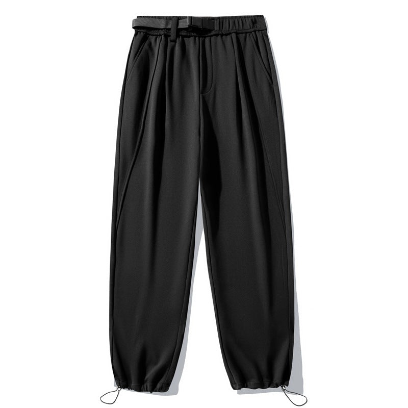 Elastic Waist Knitted Casual Pants