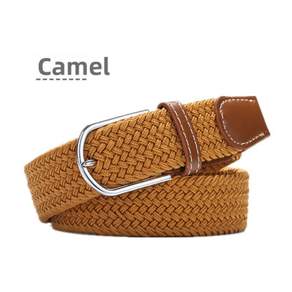 Elastic woven belt