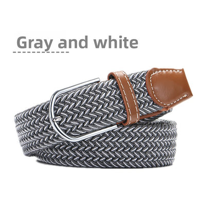 Elastic woven belt