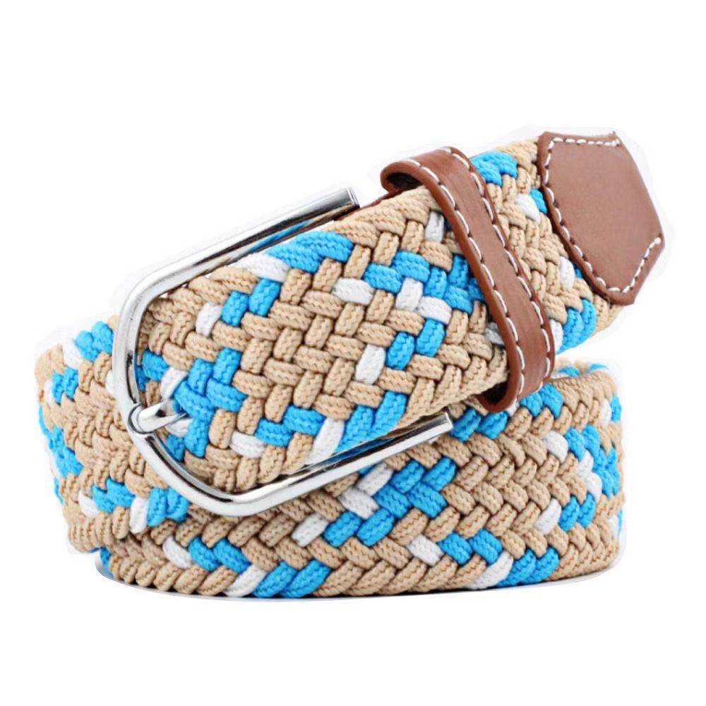 Elastic woven belt