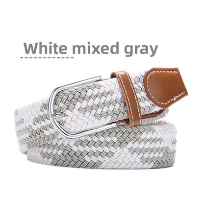 Elastic woven belt