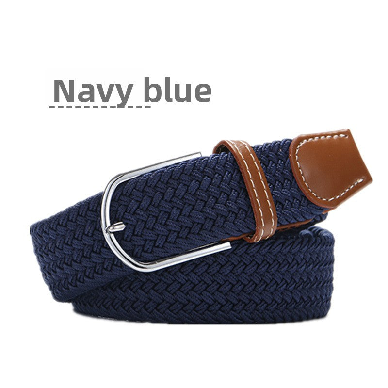Elastic woven belt