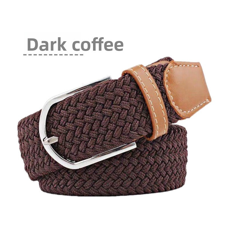 Elastic woven belt