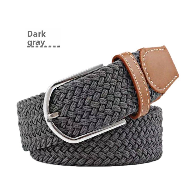 Elastic woven belt
