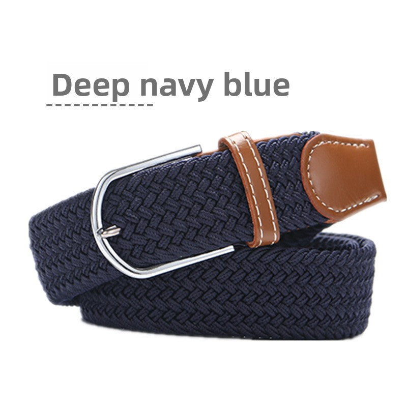 Elastic woven belt
