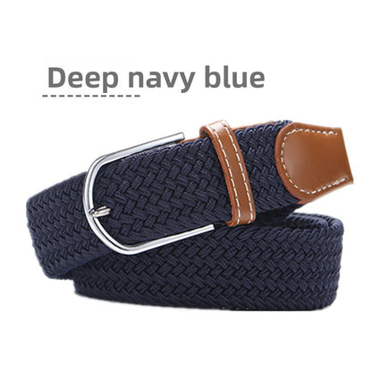 Elastic woven belt