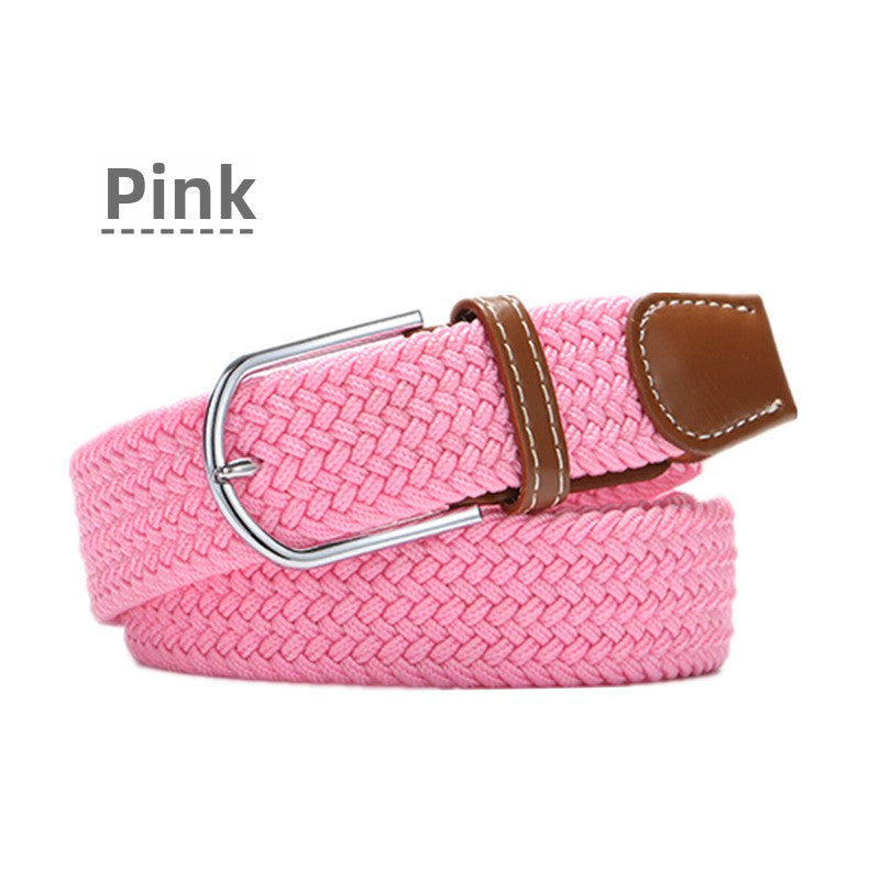 Elastic woven belt