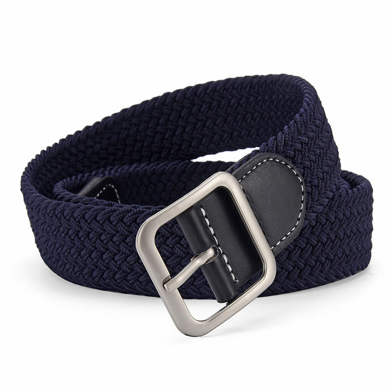 Elastic Woven Pin Buckle Belt