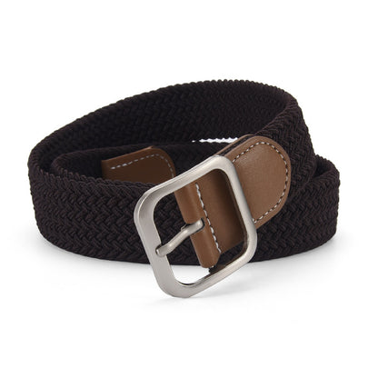 Elastic Woven Pin Buckle Belt