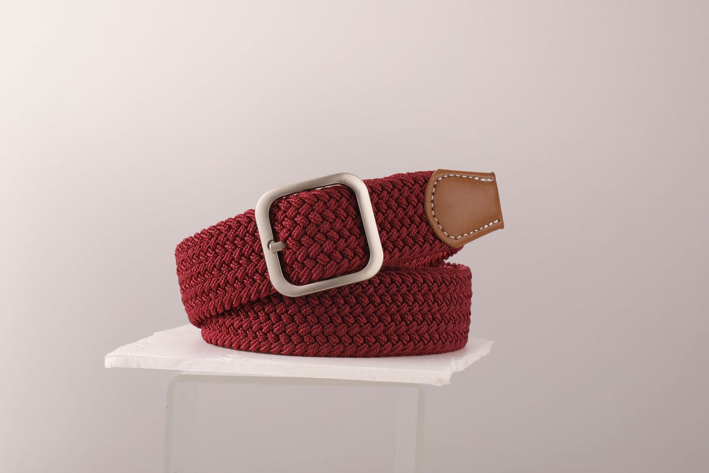 Elastic Woven Pin Buckle Belt