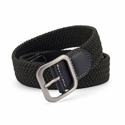 Elastic Woven Pin Buckle Belt