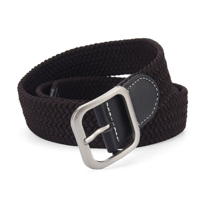 Elastic Woven Pin Buckle Belt