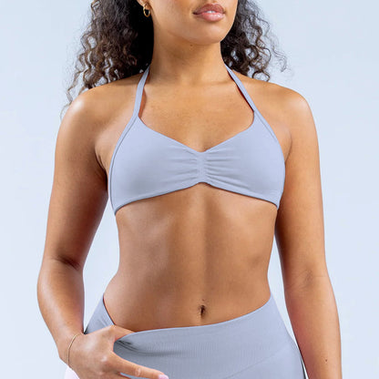 Elasticity Quick-Dry Halter Neck Sports Bra
