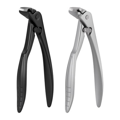 Elbow-shaped nail clippers