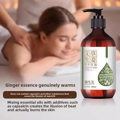 Elderberry and ginger massage oil