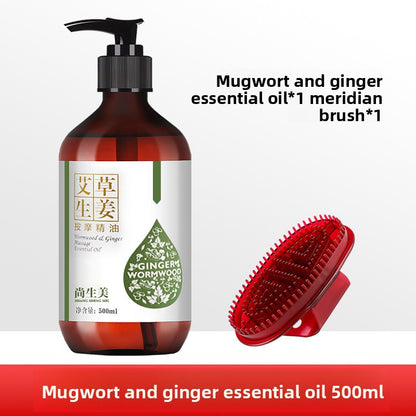 Elderberry and ginger massage oil