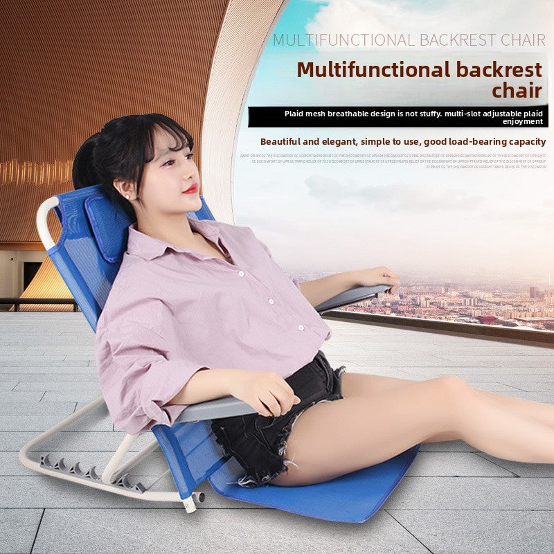Elderly-friendly rising assist backrest support with adjustable backrest frame and high-load-bearing backrest chair
