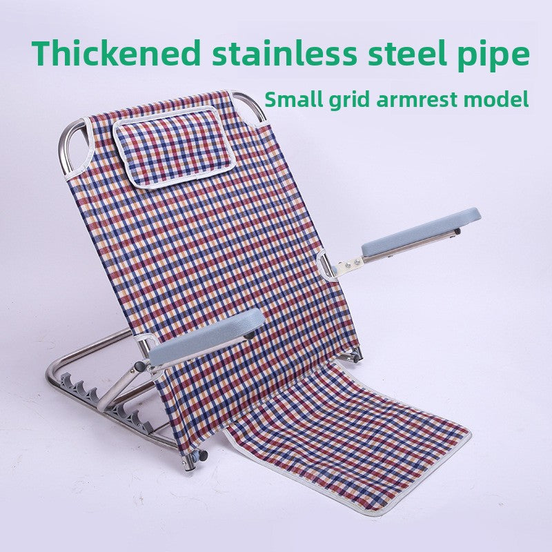 Elderly-friendly rising assist backrest support with adjustable backrest frame and high-load-bearing backrest chair