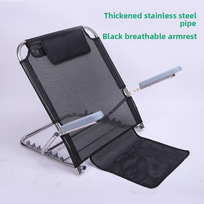 Elderly-friendly rising assist backrest support with adjustable backrest frame and high-load-bearing backrest chair