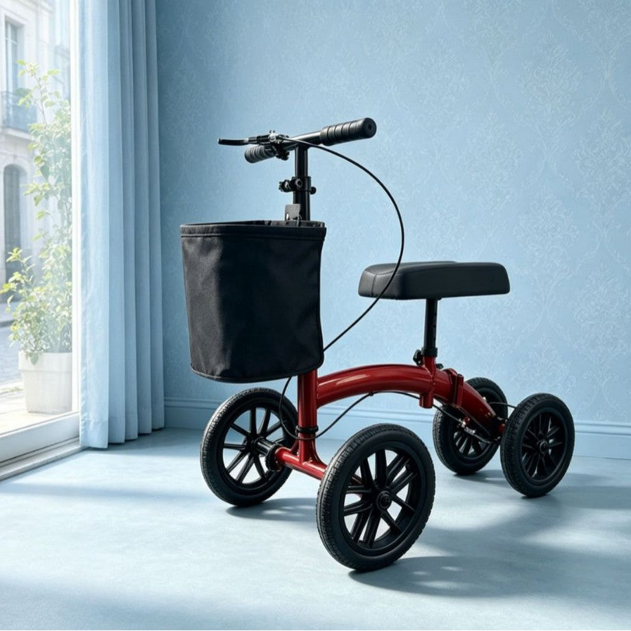 Elderly Mobility Aid Walker Cart with Brake