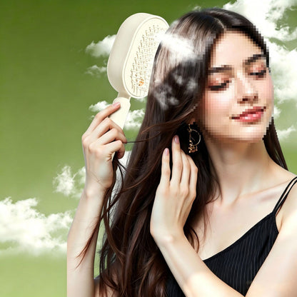 Electric Air Cushion Massage Hair Comb with Oil Mist