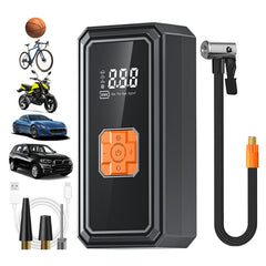 Black and orange Inflatable pump