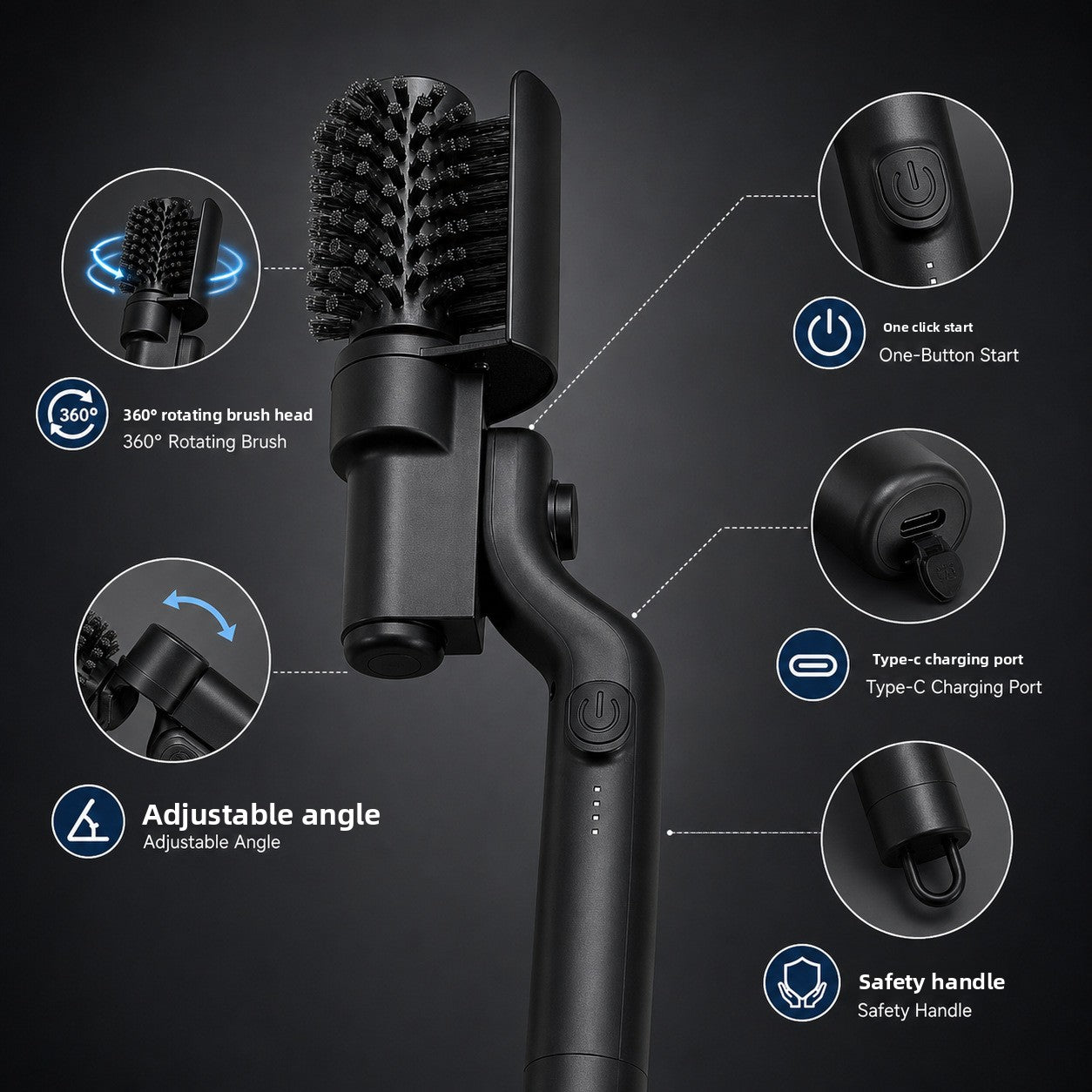 Electric Barbecue Grill Cleaning Brush