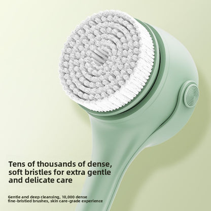 Electric Bath Brush with Dual Handle