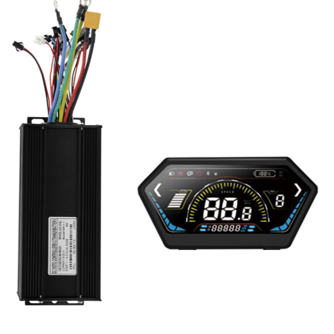 Electric Bike Conversion Controller and Display Set