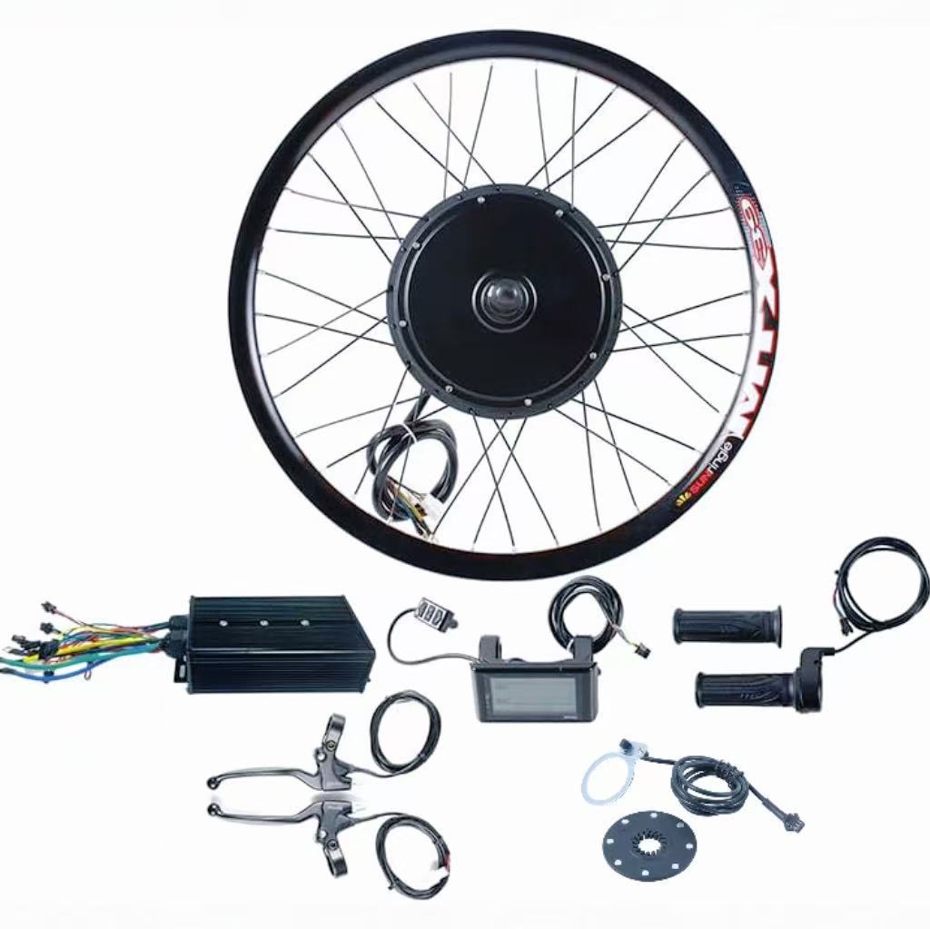Electric Bike Conversion Kit 2000W Motor Fat Tire Compatible