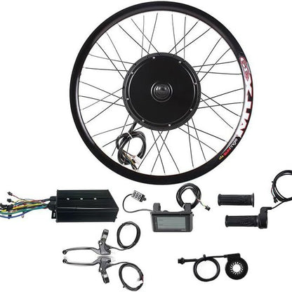 Electric Bike Conversion Kit 2000W Motor Fat Tire Compatible