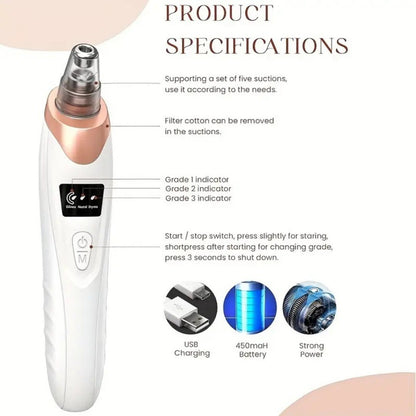 Electric blackhead remover