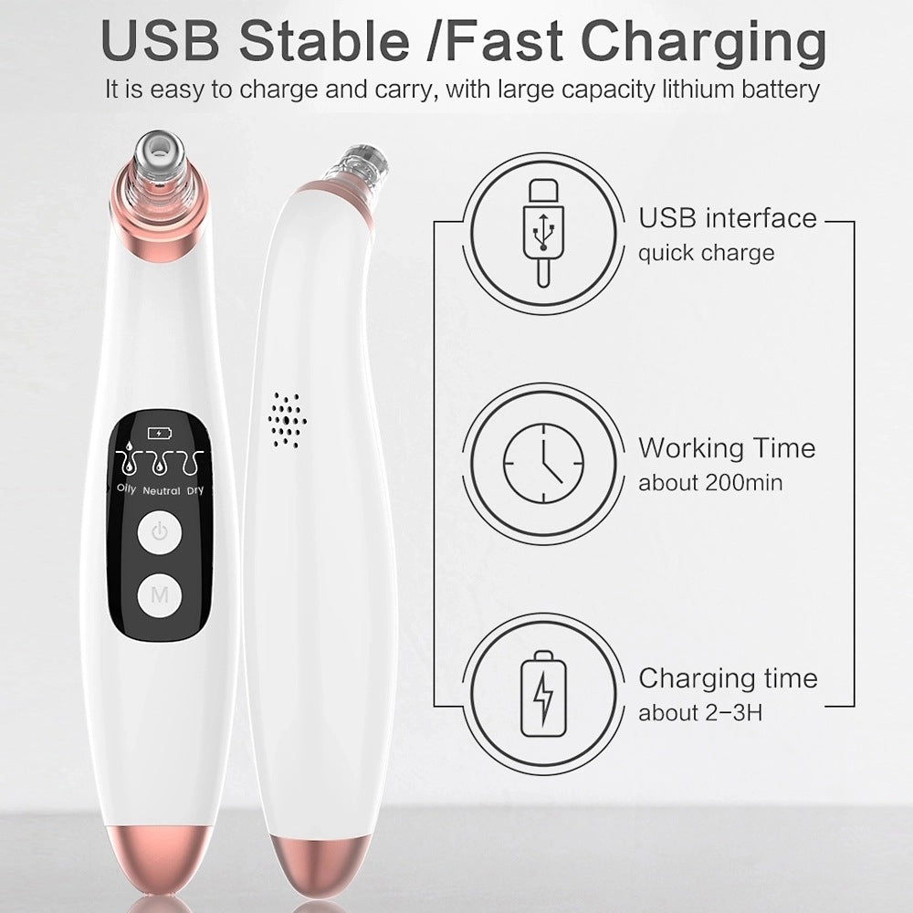 Electric Blackhead Remover Pore Cleaner Beauty Device