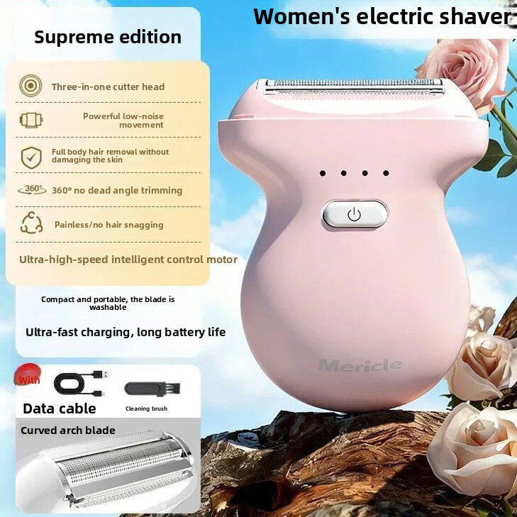 Electric Body Hair Trimmer for Men and Women