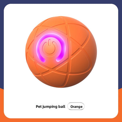 Electric Bouncing Pet Toy Ball for Dogs and Cats