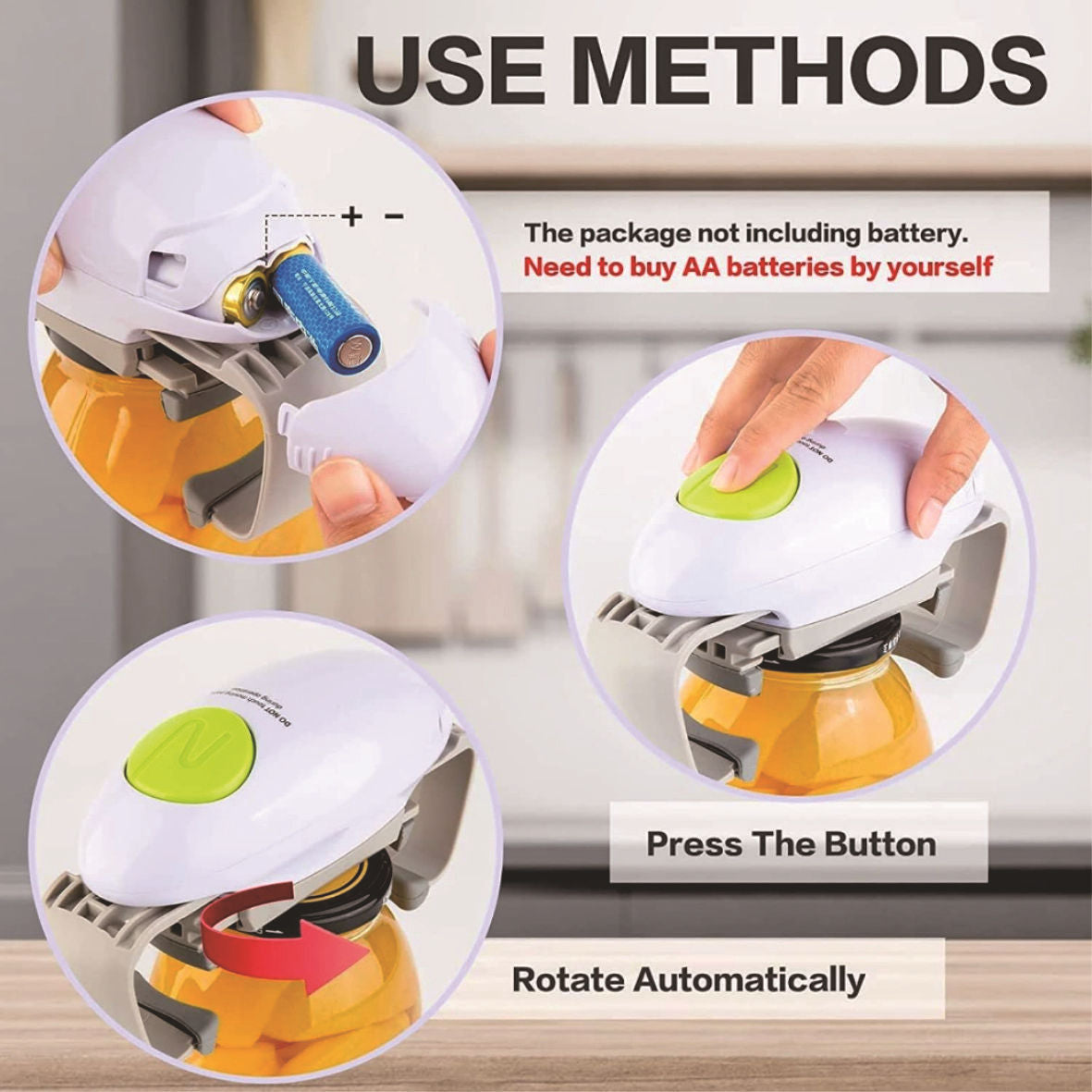 Electric cap opener